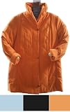 BellaDonnaModen Lange Winterjacke Jacke gesteppt Orange Gr.52