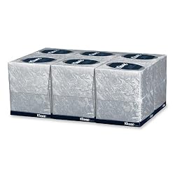 Kleenex(R) 2-Ply Facial Tissue, Boutique, Box Of 95 (Pack of 6)