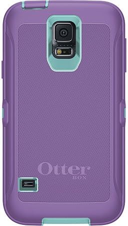 Otterbox Defender Series for Samsung Galaxy S5 - Retail Packaging - (Opal Purple/Aqua Blue)