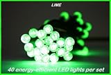 Imaginary Colors, Decorative Lights: Lime Quantum Dots G12 40-LED Light String