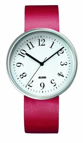 Alessi Unisex-Armbanduhr Record AL 6004