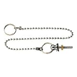 三栄水栓 【洗面用ゴム栓クサリ】 玉径3㎜×長さ240㎜ PU20-48X-3 [Tools & Hardware]