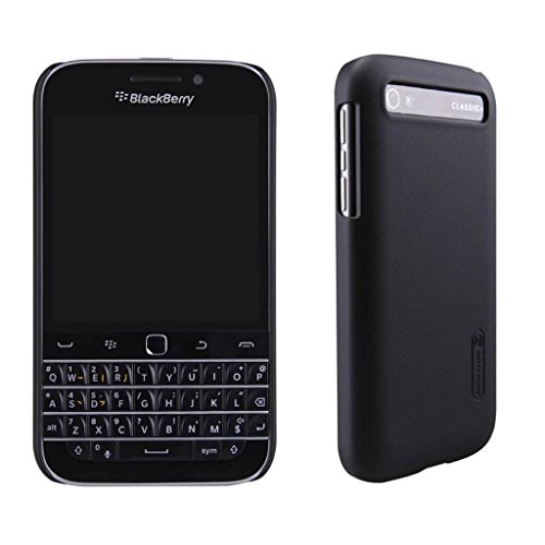 BlackBerry Classic Case,Leevin(TM) Frosted Hard Case Cover with HD Screen Protector for BlackBerry Classic Q20 (Black)