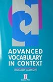 Advanced vocabulary in context
