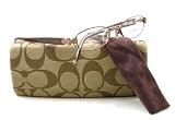 AUTHENTIC COACH EYEGLASSES JEAN 1006 TAN BROWN OPTICAL RX