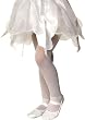Girls Sparkle Tights in White - Child Small