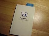 1991 Honda Accord Owner's Manual