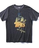 DKNY - DKNY Jeans All Over Plaid Split Neck T-Shirt
