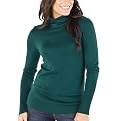 Mossimo&reg; Black: Ultrasoft Turtleneck Sweater - Green Marker