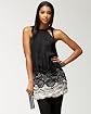 Silk Ruched Bottom Halter Dress main image