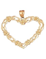 CleverEves 14K Gold Pendant Heart 4.8 - Gram(s)
