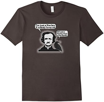 ON SALE | Premium I'm Just A Poe Boy Dark T-shirt - Male Large - Asphalt