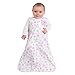 Halo Sleepsack 100% Cotton Wearable Blanket, White Floral, X Large