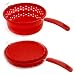 Norpro 8" Silicone Vegetable Steamer Red NEW