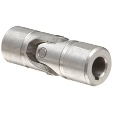 Lovejoy Size D10B Universal Joint, 3/4" Round Bore and 3/4" Round Bore, 3/16" x 3/32" Keyways, 1.50" Outer Diameter, 4.25" Overall Length