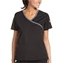Dickies Women's Everyday Scrubs (EDS) Contrast Mock Wrap Top
