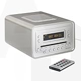Sonoro AU-1310 cubo silber - Design CD-Radio mit Weckfunktion