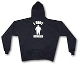 I Beat Anorexia BIG SILHOUETTE Logo Men's Hoodie Sweat Shirt Small thru 4XL