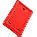 LG G Pad 7.0 Case - Poetic LG G Pad 7.0 Case [Turtle Skin Series] - [Corner/Bumper Protection] [Grip] [Sound-Amplification] Protective Silicone Case for LG G Pad 7.0 Red (3 Year Manufacturer Warranty From Poetic)