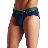 2(x)ist Men's Touch No Show Brief, Sailor Navy, Large