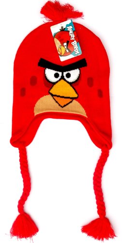 ANGRY BIRDS RED BIRD PLUSH LAPLANDER EARFLAP