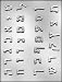 CK Products Hebrew Alphabet Chocolate Mold