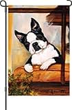 12 IN FLAG - BOSTON TERRIER