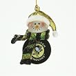 Pittsburgh Penguins NHL Striped Acrylic Snowman Ornament (3")