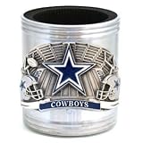 Dallas Cowboys Stainless Steel Beverage Can Cooler - NFL Football Fan Shop Sports Team Merchandise