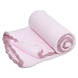 Crib Clouds cc2130 Chunky Chenille Scalloped Edge Baby Blanket