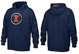Nike Illinois Fighting Illini Youth Embroidered Flea Flicker Hooded Sweatshirt