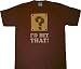 Nintendo Mario Bros I'd Hit That! Brown Adult T-shirt Tee