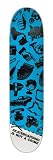 Crime Cut N Paste Powerply Skate Boards, Blue, 31 x 7.5-Inch