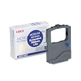Okidata Microline 420, 421, 490, 491 Self-Inking Black Ribbon Cartridge (4M Characters), Part Number 42377801