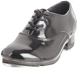 Sansha Tee-Oscar Patent Tap Shoe (Toddler/Little Kid/Big Kid),Black Patent,3 M US Little Kid