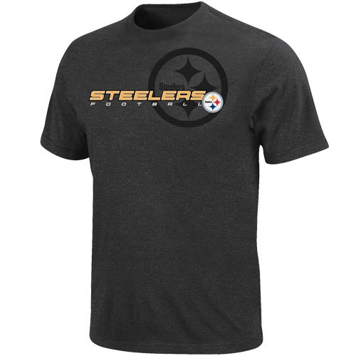 Pittsburgh Steelers Defensive Front II Heathered T-Shirt - Charcoal (XX-Large)