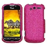Hot Pink Diamante Crystal Bling Protector Case for HTC myTouch 4G