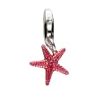 Alraune Unisex-Charm Seestern Baby Silber mit Email 103886