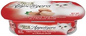 Fancy Feast Appetizers for Cats, Flaked Skipjack Tuna, 2-Ounce (Pack of 10)