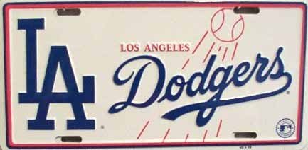La Dodger License Plate Frame MLB