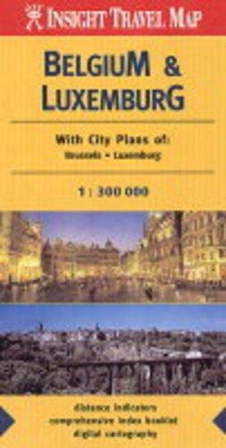 Belgium and Luxembourg Insight Travel Map