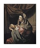 Madonna & Child by Jan van Bylert. Size 17.66 inches width by 21.75 inches height. High Quality Art Poster Print