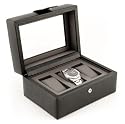Dulwich Triple Leather Watch Box with Luxury Lining