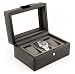 Dulwich Triple Leather Watch Box with Luxury Lining