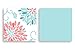 Sweet Jojo Designs Turquoise and Coral Emma 4 Piece Kids Teen Modern Twin Bedding Set Collection