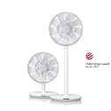 GreenFan2 White×Gray(グリーンファン2 ホワイト×グレー)超省エネ扇風機