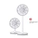 GreenFan2 White×Gray(グリーンファン2 ホワイト×...