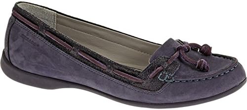 Sebago Women's Felucca Lace,Purple Nubuck/Metallic Suede,US 7 M
