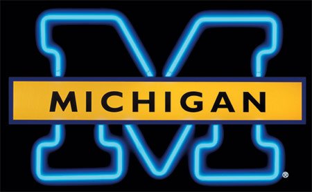 Michigan Wolverines Neon Sign