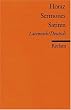 Sermones /Satiren: Lat. /Dt.: Zweispachige Ausgabe: Lateinisch / Deutsch